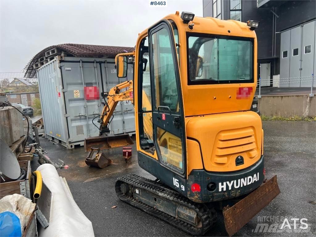 Hyundai Robex 16-9 Mini excavadoras < 7t