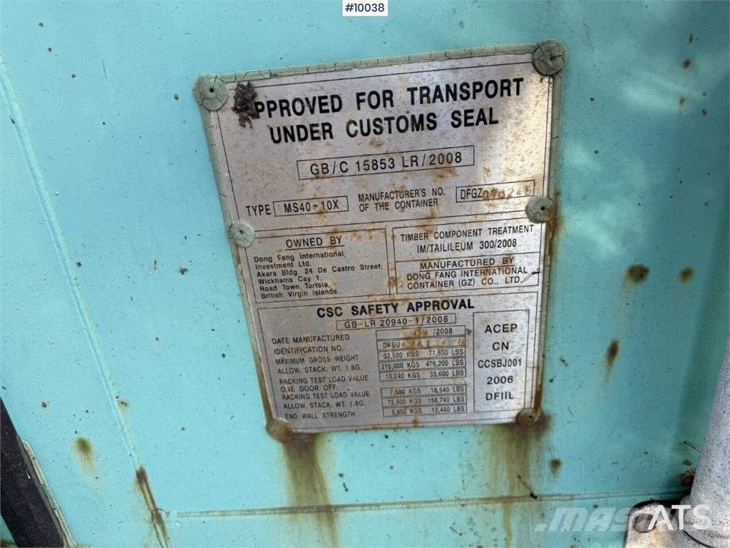  MS40-10X MS40-10X Contenedores especiales