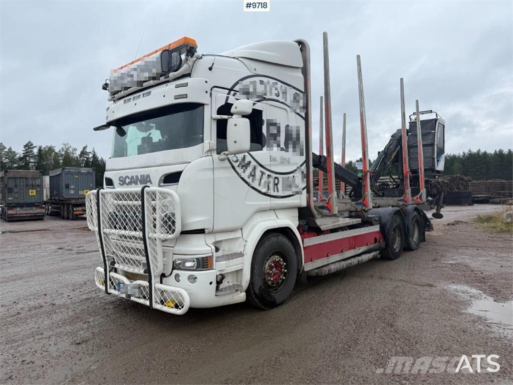 Scania R520 Transporte de madera