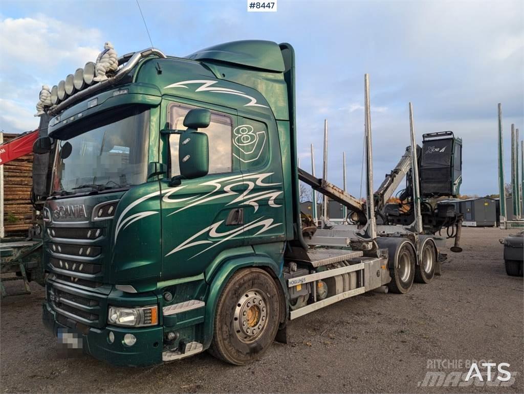 Scania R580LB 6X4 HNB Transporte de madera