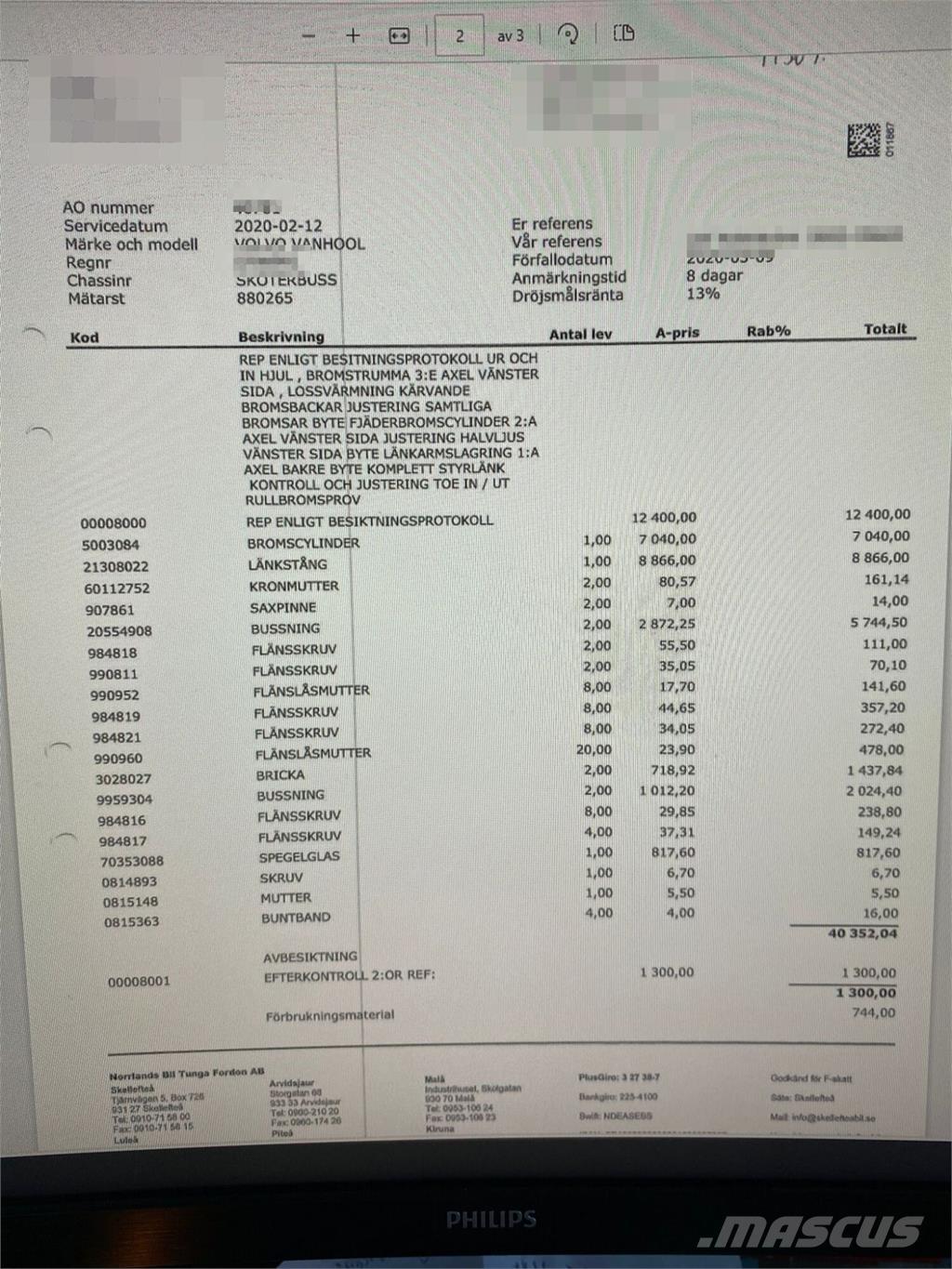 Volvo B10M-70B Otros autobuses