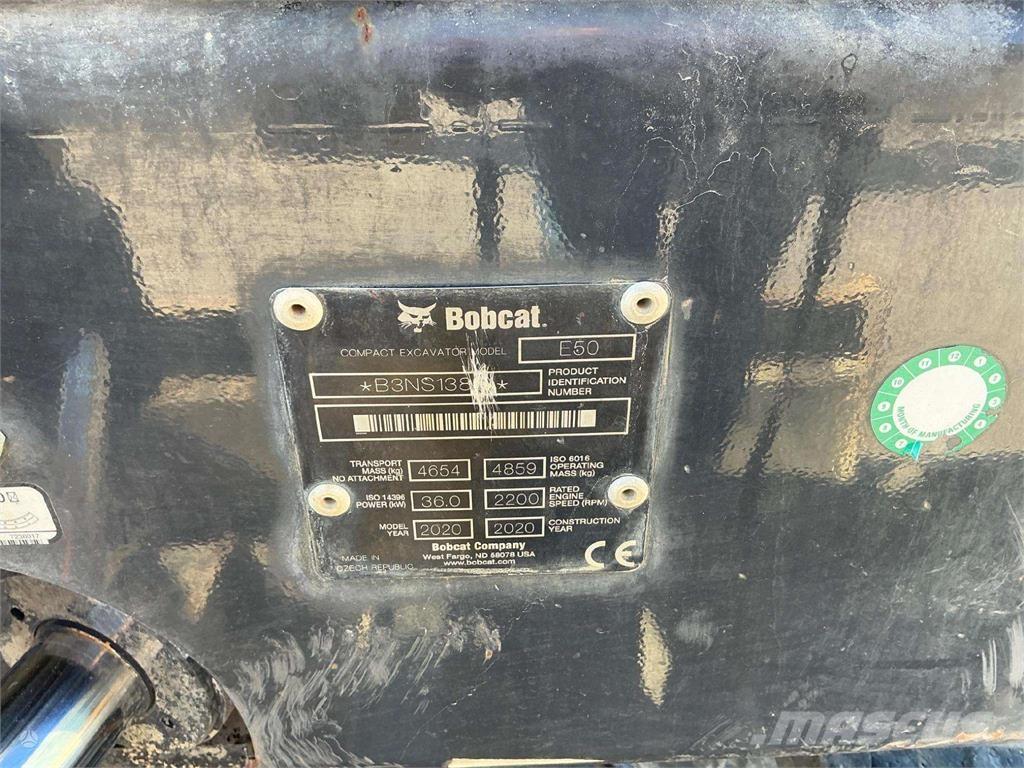 Bobcat E50 Excavadoras de cadenas