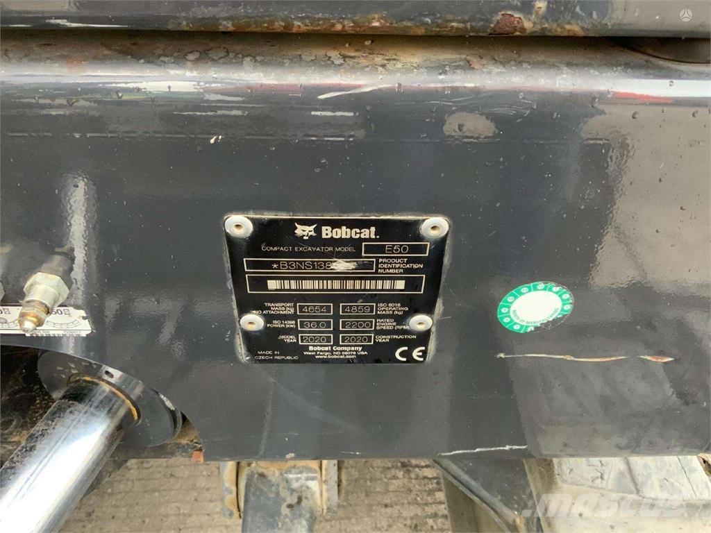 Bobcat E50 Excavadoras de cadenas