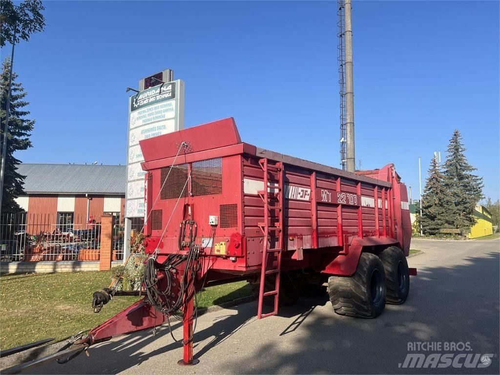 JF MT 22000 Desmenuzadoras, cortadoras y desenrolladoras de pacas