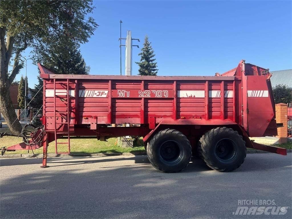 JF MT 22000 Desmenuzadoras, cortadoras y desenrolladoras de pacas