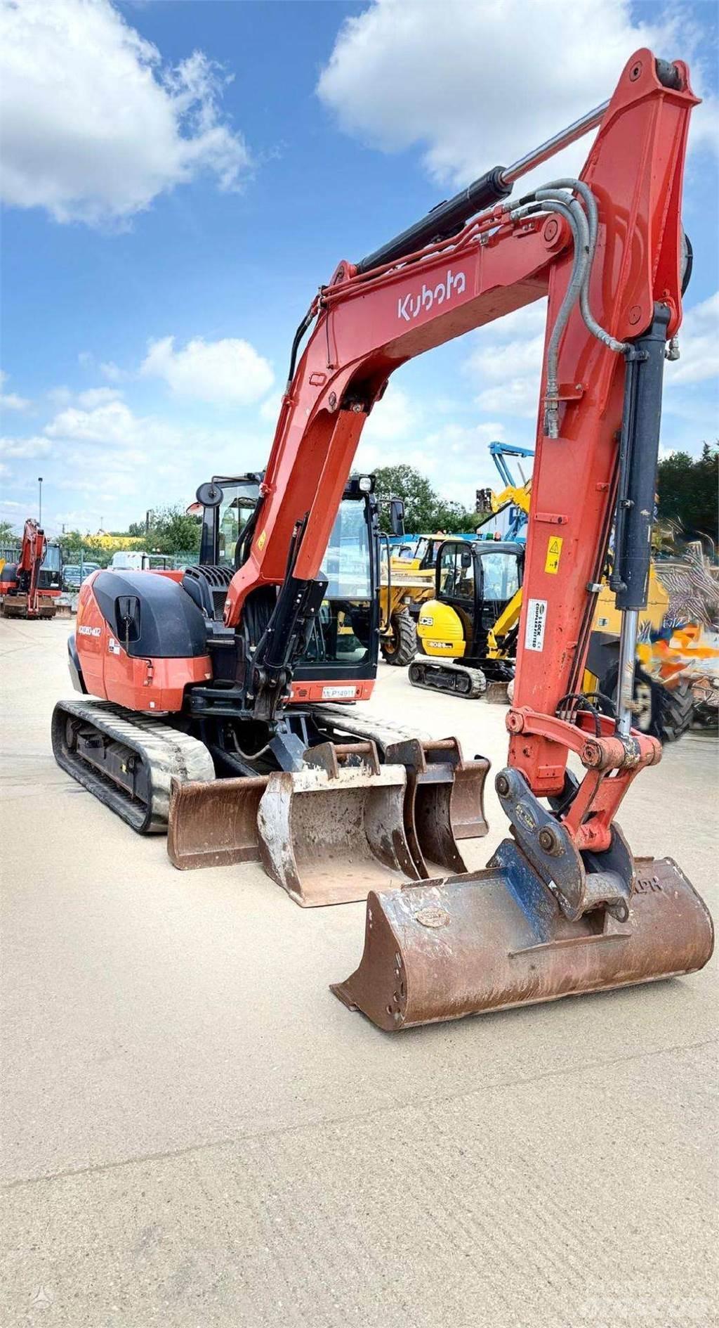 Kubota KX080-4 Excavadoras de cadenas