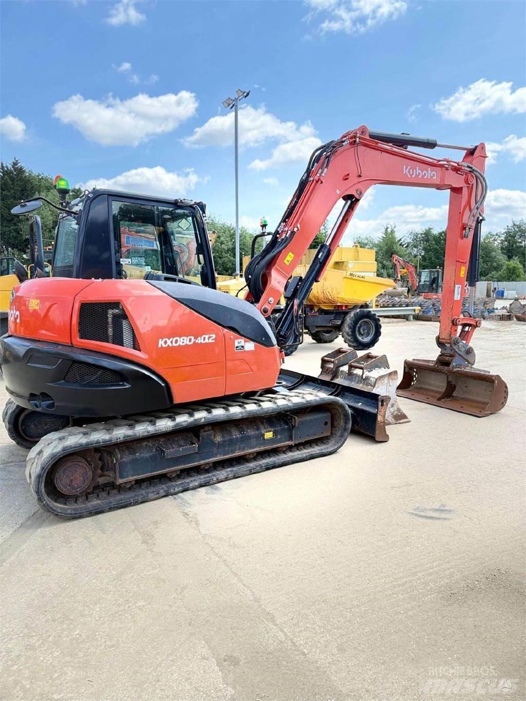 Kubota KX080-4 Excavadoras de cadenas