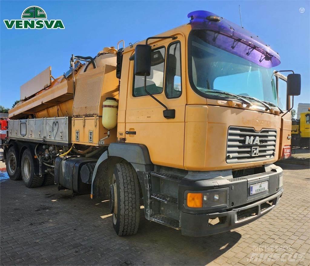 MAN FE 26T 6x2 Camiones aspiradores/combi