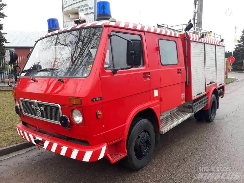 MAN VW 9136 Camiones de Bomberos