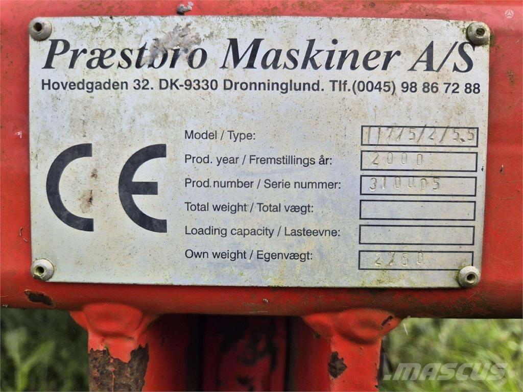Præstbro 5.5 Rastras para campos