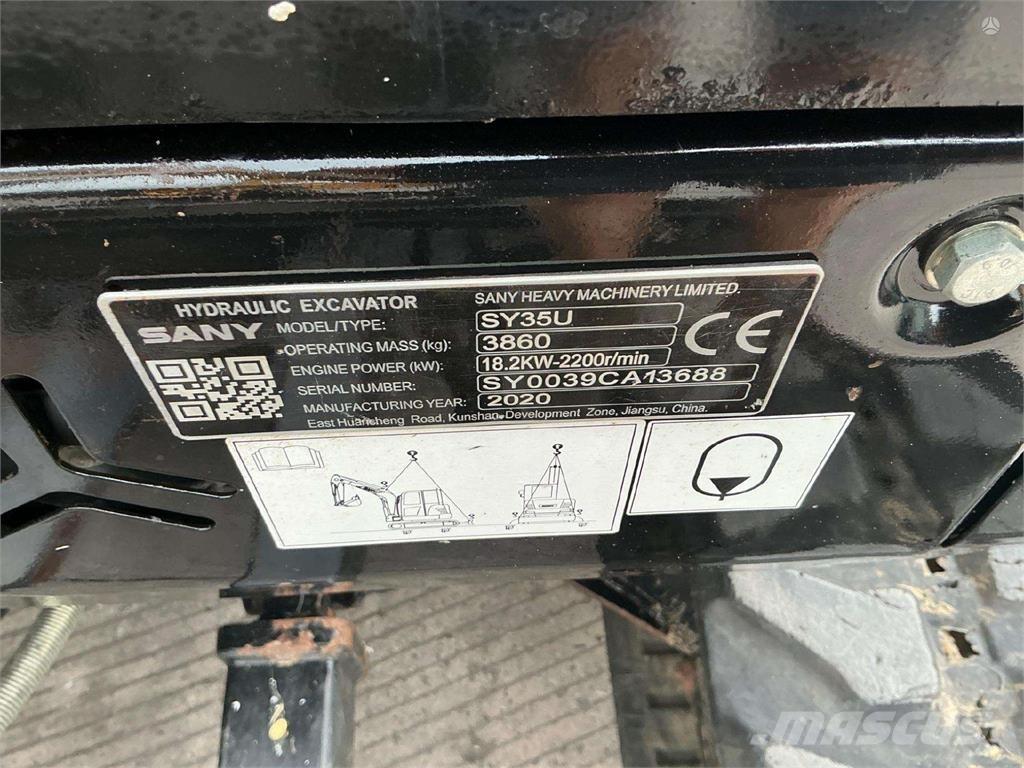 Sany SY35U Excavadoras de cadenas