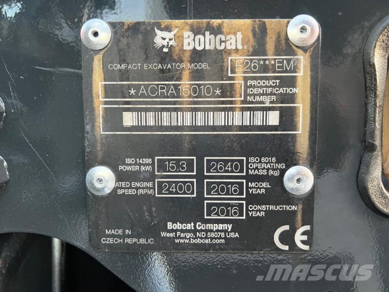 Bobcat E 26 Mini excavadoras < 7t