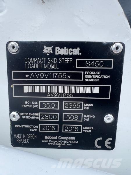 Bobcat S 450 Palas cargadoras