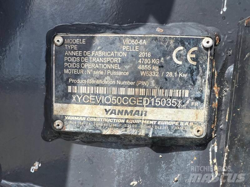 Yanmar ViO50 Mini excavadoras < 7t