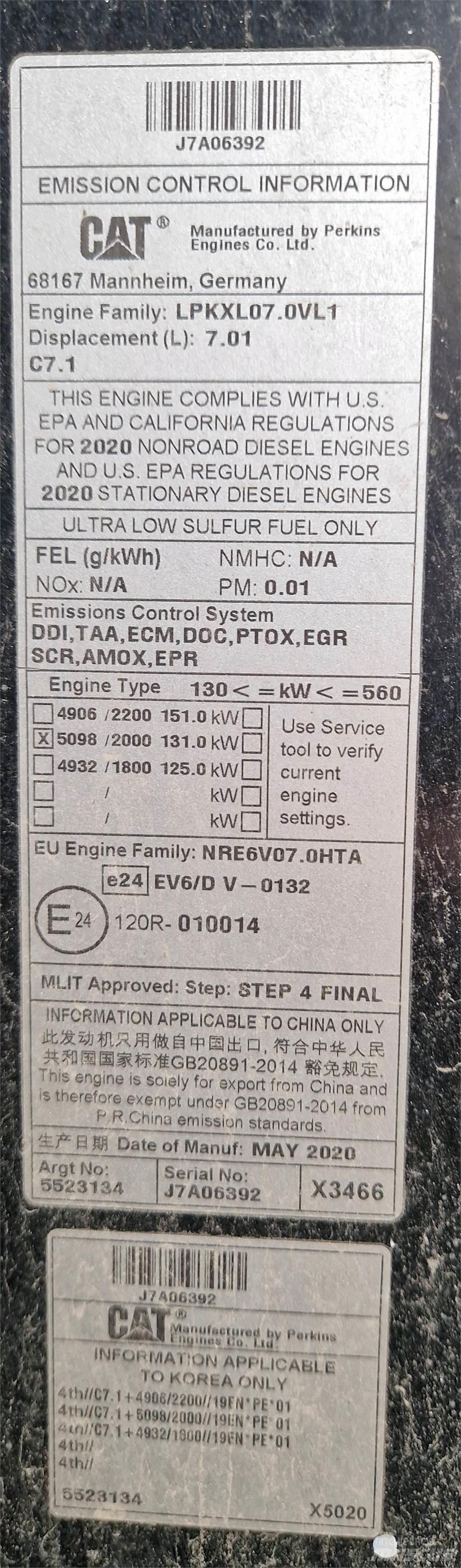 CAT 120AWD Motoniveladoras