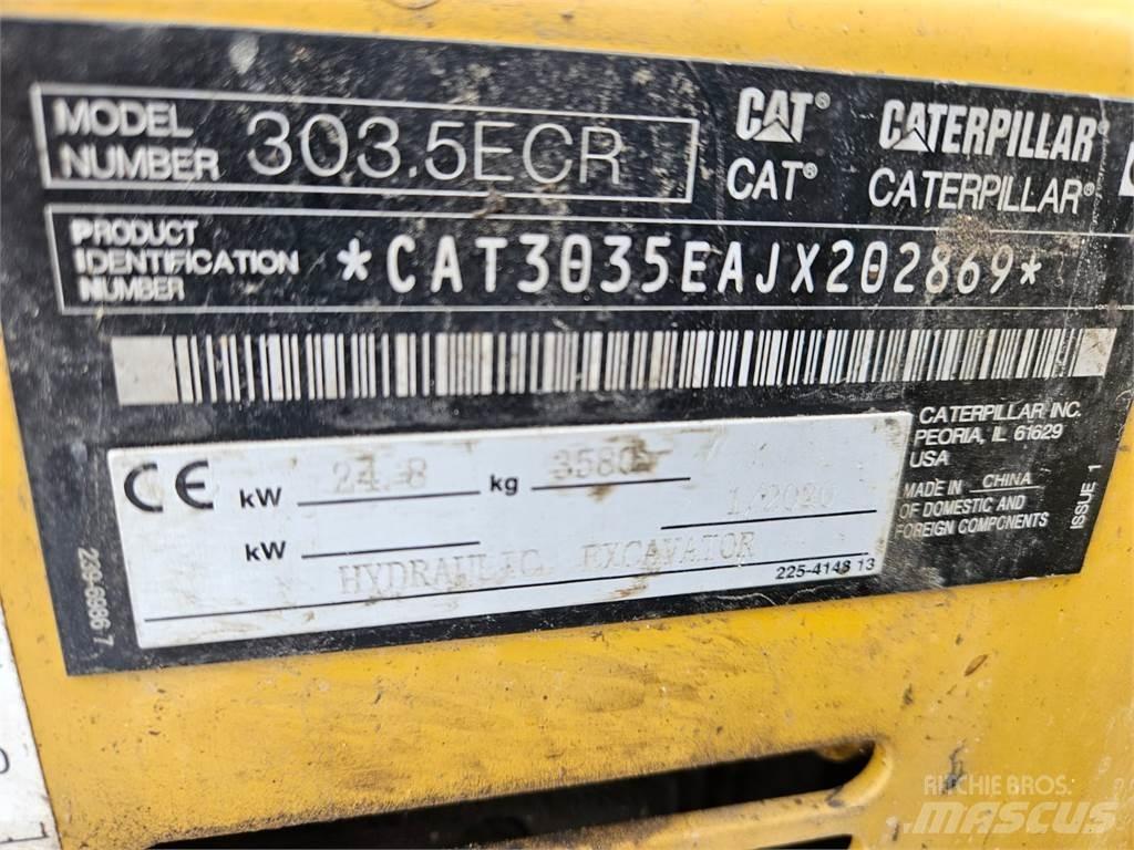 CAT 303.5ECR Mini excavadoras < 7t