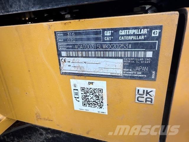CAT 315 Excavadoras de cadenas