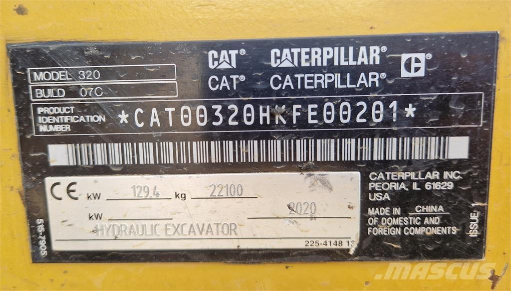 CAT 320 Excavadoras de cadenas