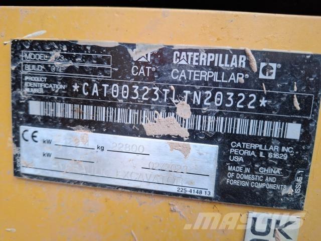 CAT 323 Excavadoras de cadenas