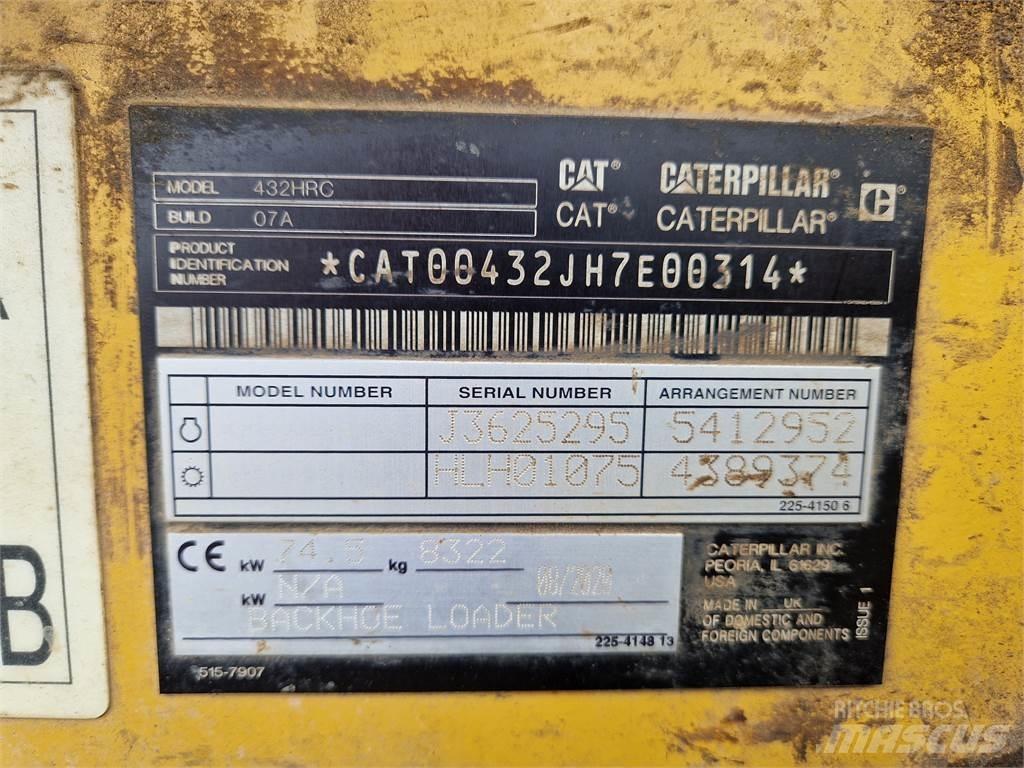 CAT 432-07 Retrocargadoras
