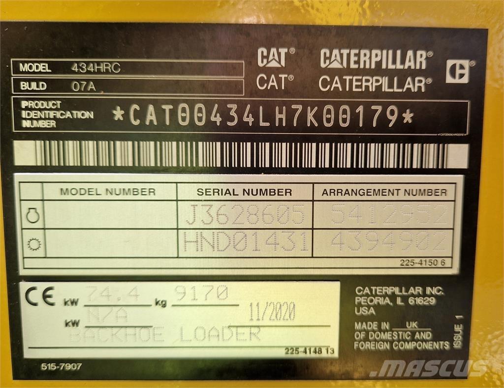 CAT 434 Retrocargadoras