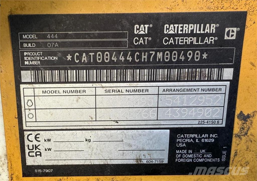 CAT 444 Retrocargadoras