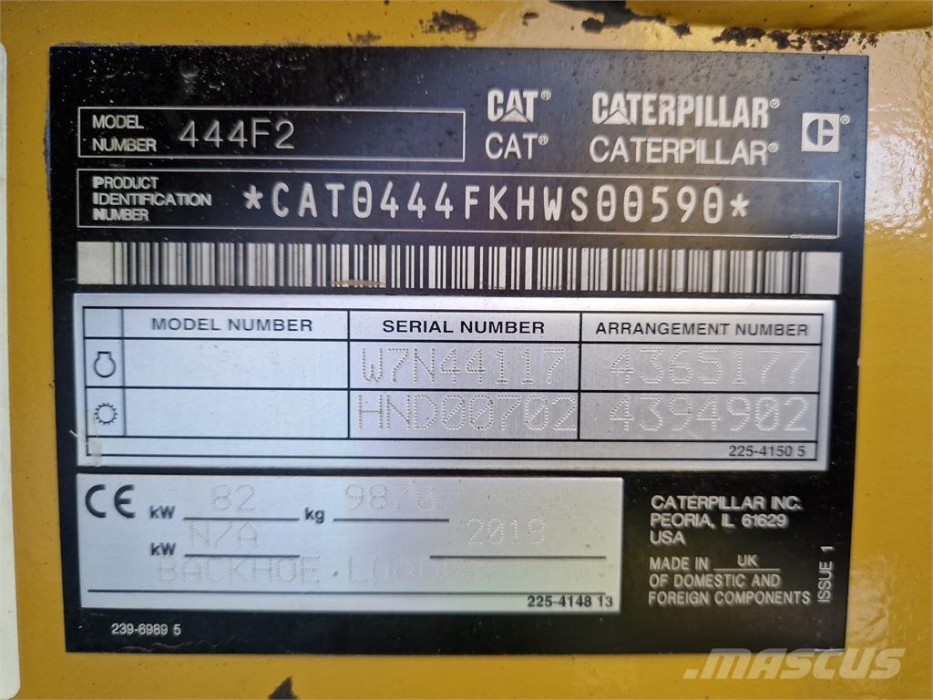 CAT 444F2 Retrocargadoras