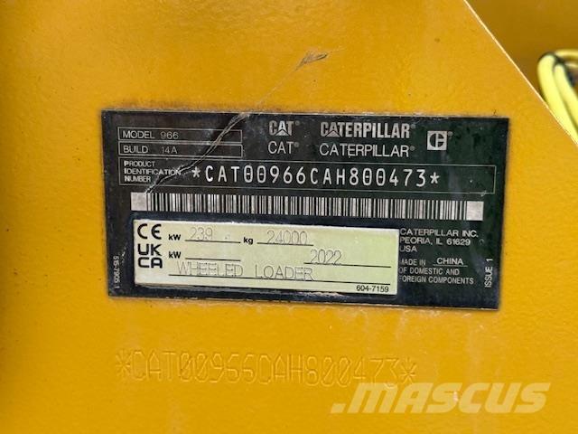 CAT 966 Cargadoras sobre ruedas