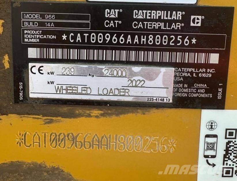 CAT 966 Cargadoras sobre ruedas