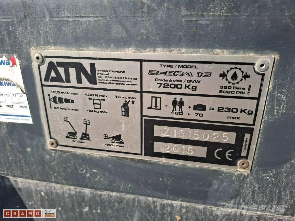 ATN Zebra 16 Plataforma de trabajo articulada