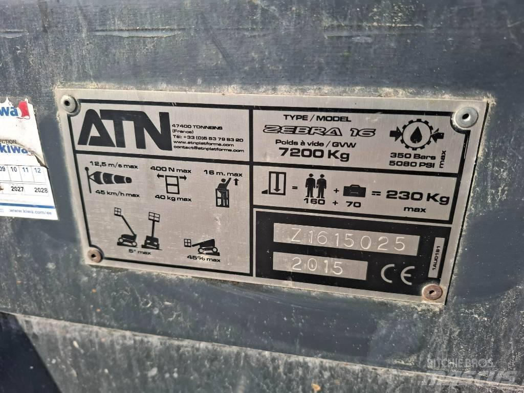 ATN Zebra 16 Plataforma de trabajo articulada