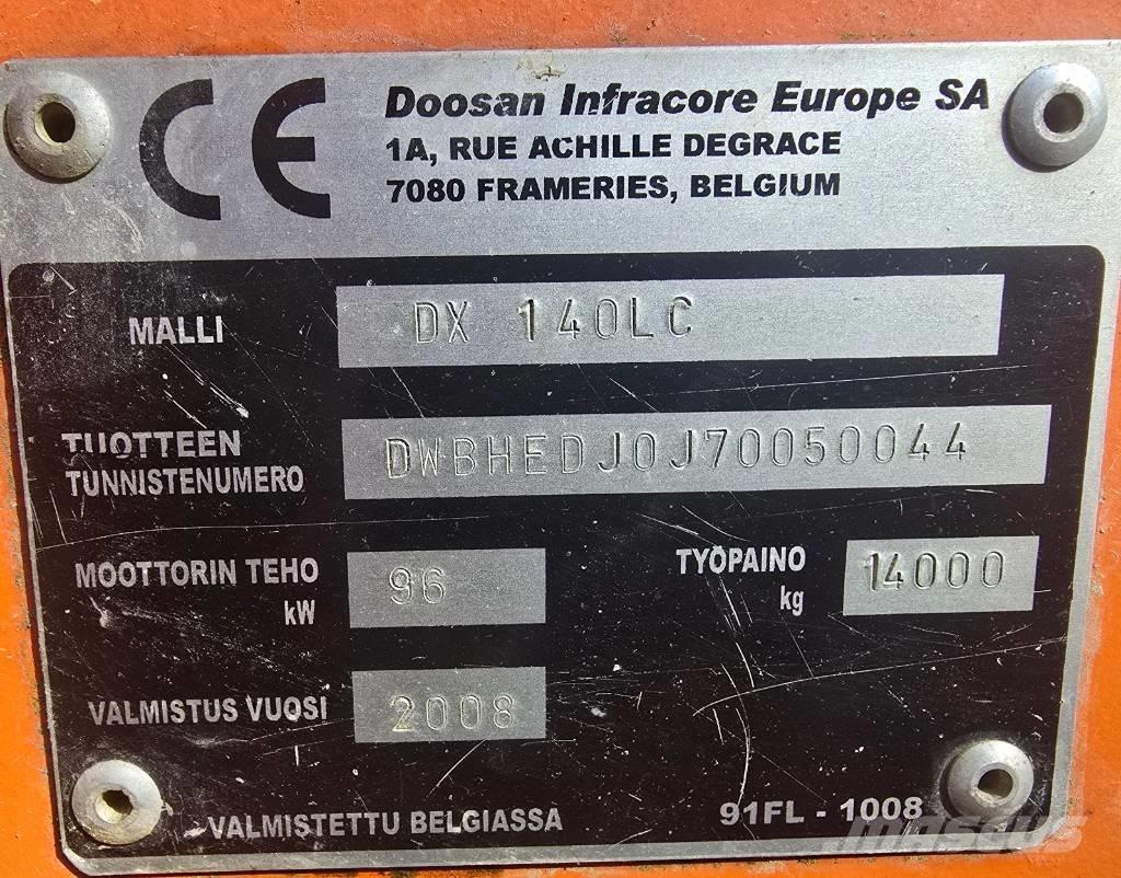 Doosan DX 140 LC Excavadoras de cadenas