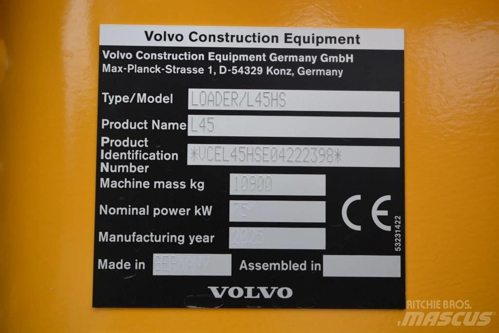 Volvo L 45 HS Cargadoras sobre ruedas