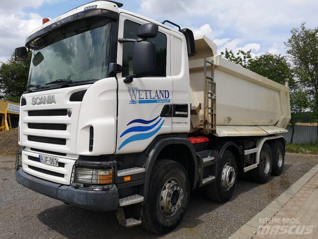 Scania G 480, 8x4 Camiones bañeras basculantes o volquetes