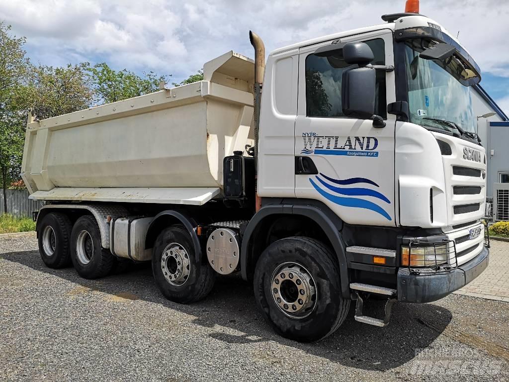 Scania G 480, 8x4 Camiones bañeras basculantes o volquetes