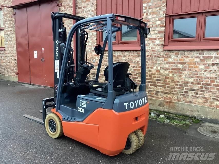 Toyota 8FBE15T Carretillas de horquilla eléctrica