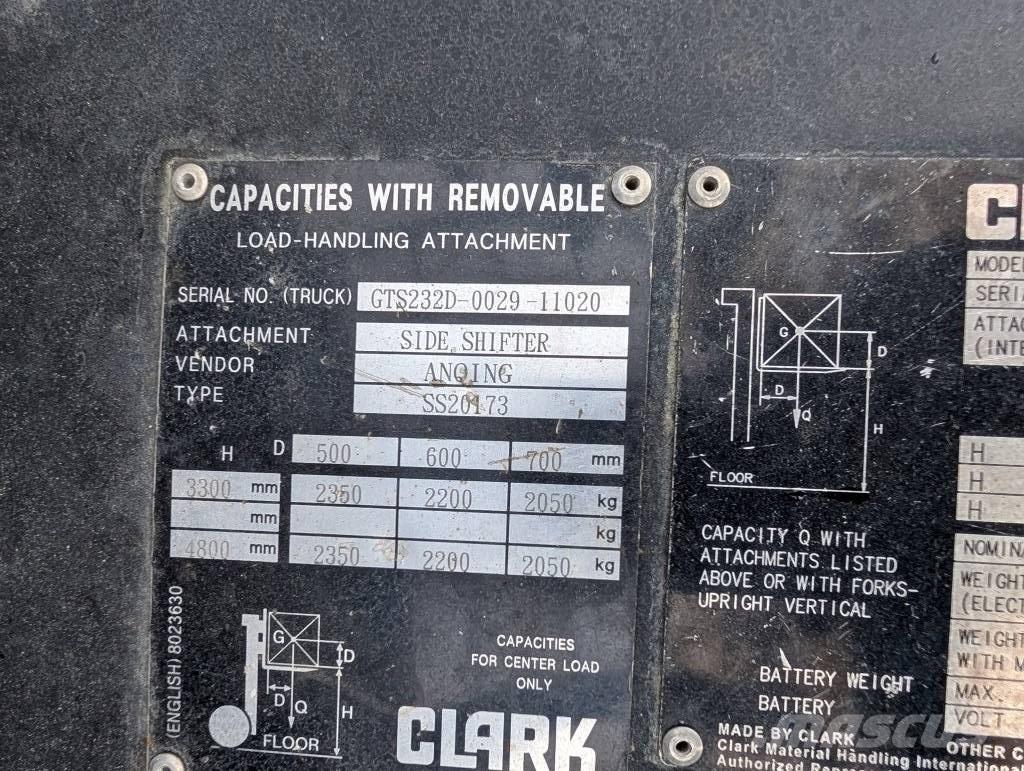 Clark GTS 25 D Carretillas diesel