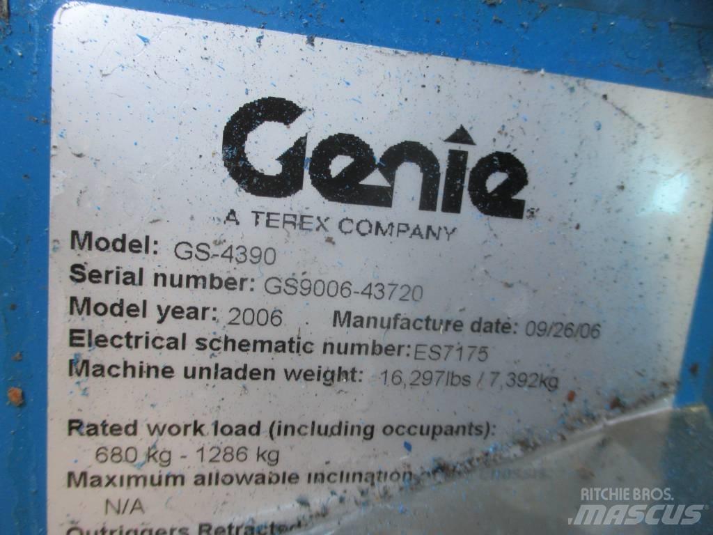 Genie GS 4390 RT Plataformas tijera