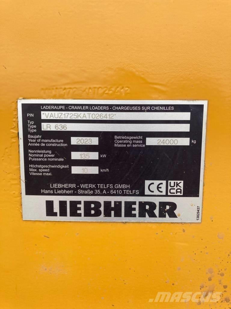 Liebherr LR 636 Cargadoras sobre orugas