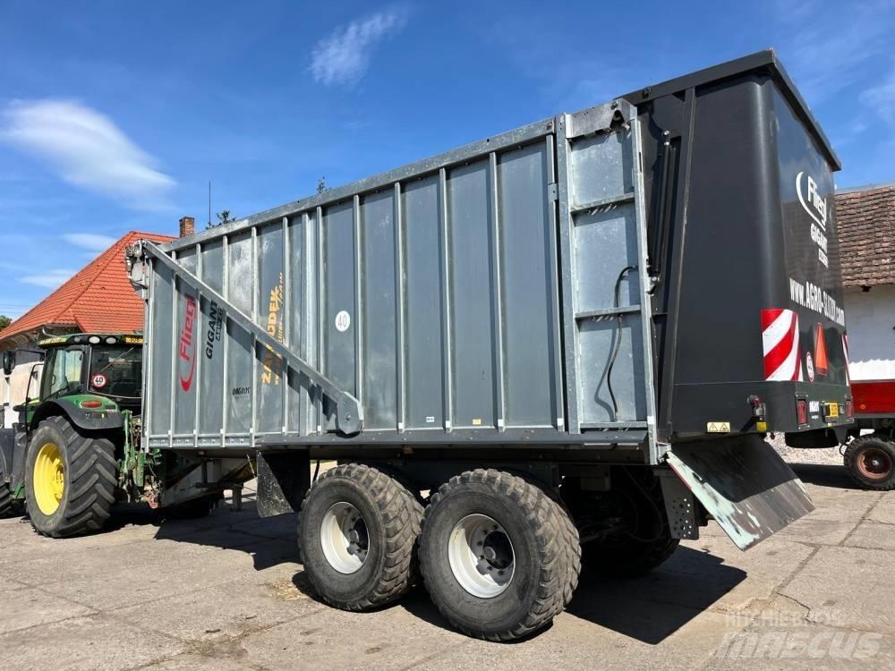 Fliegl ASW 271 Semirremolques de plataformas planas/laterales abatibles