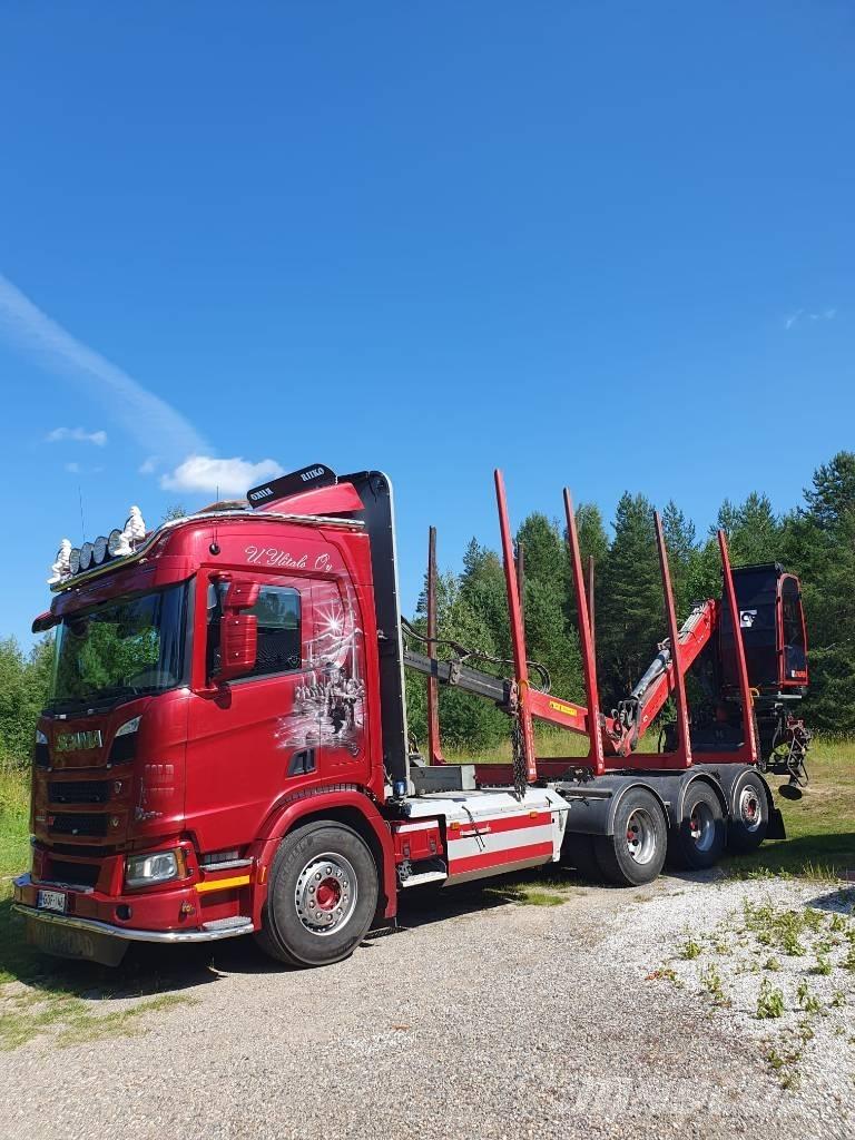 Scania R 650 Transporte de madera