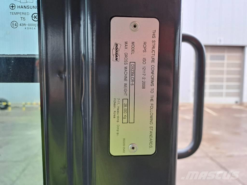 Doosan DX 235 LCR-5 Excavadoras de cadenas