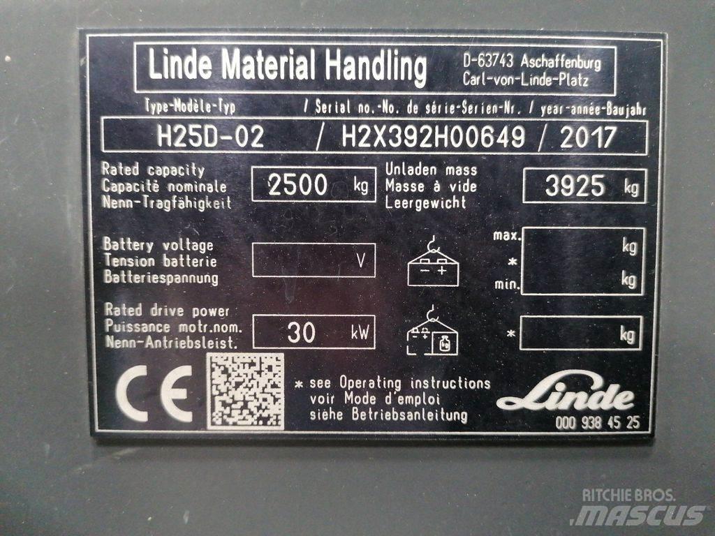 Linde H25D-02 Carretillas diesel
