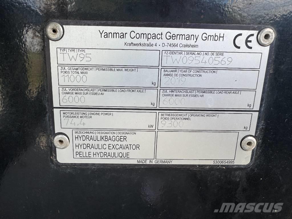 Yanmar / Schaeff TW95 Excavadoras de ruedas