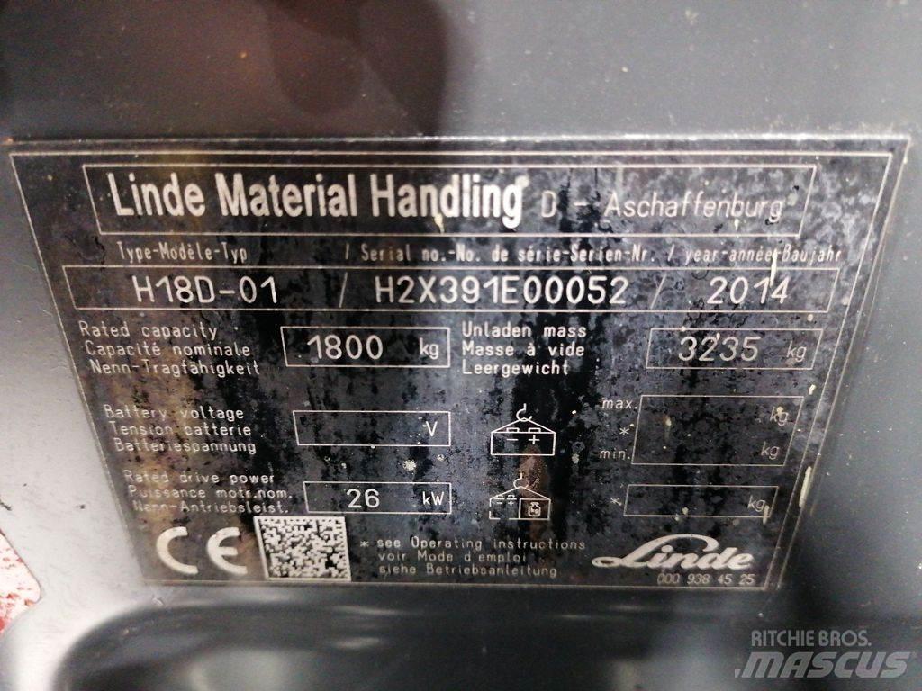 Linde H18D-01 Carretillas diesel