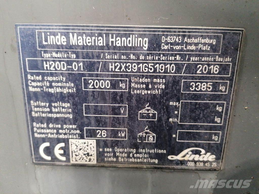 Linde H20D-01 Carretillas diesel