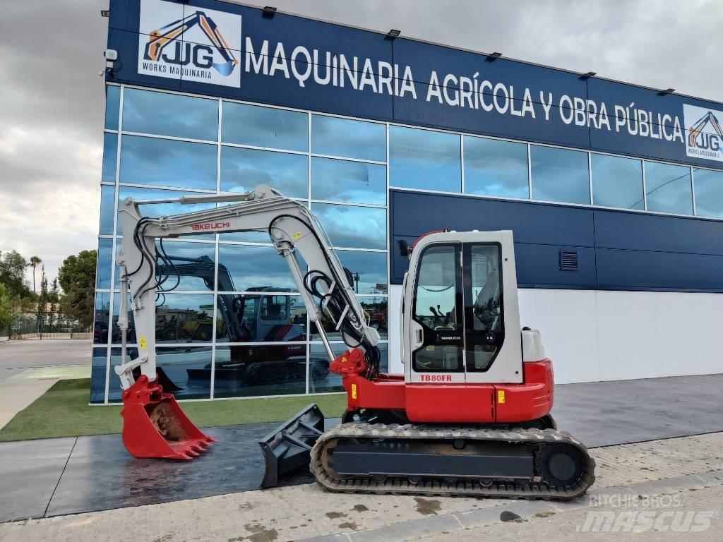 Takeuchi TB 80 FR Mini excavadoras < 7t