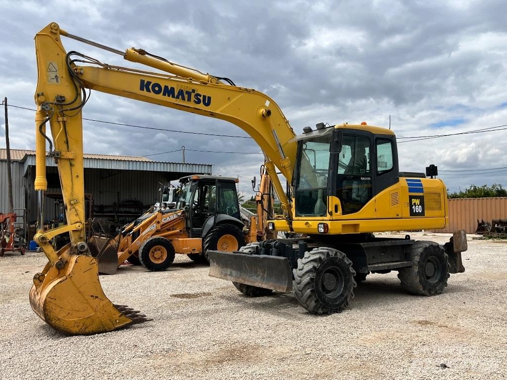 Komatsu PW 160 Excavadoras de ruedas