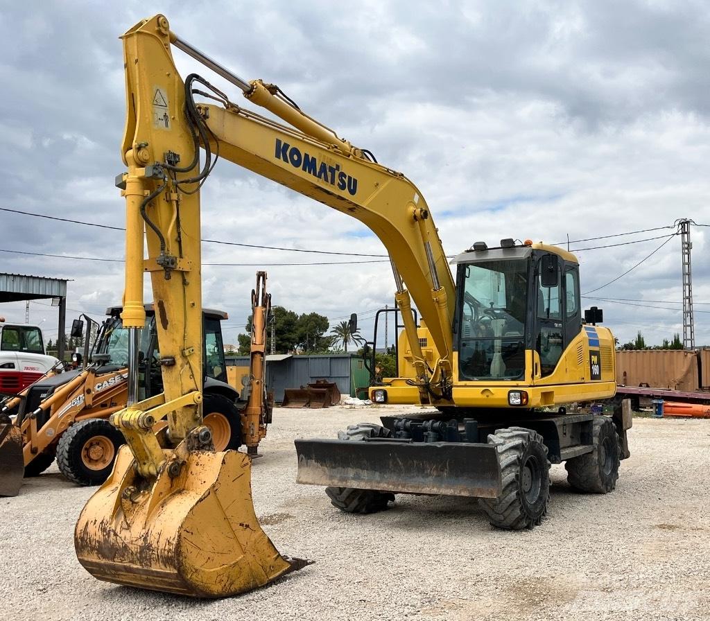 Komatsu PW 160 Excavadoras de ruedas