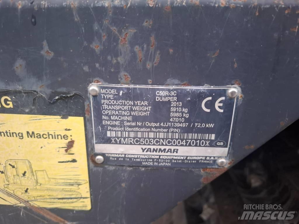 Yanmar C 50 R-3 C Dúmpers sobre orugas